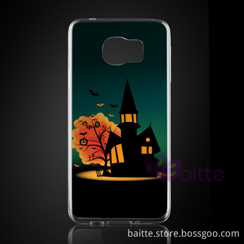 Mobile phone case with halloween decoration TPU case with halloween design
